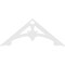 Ekena Millwork Pitch Sellek Architectural Grade PVC Gable Pediment, 72"W x 30"H x 1"P (10/12) GPP072X030X100SLK - alternate 2